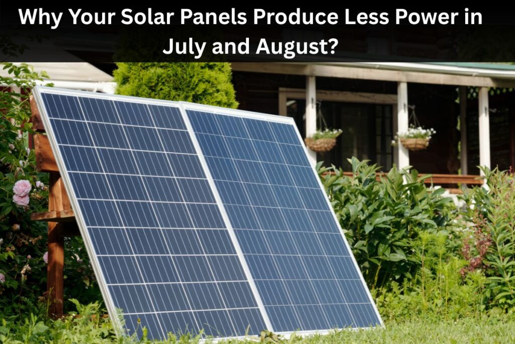 Why Your Solar Panels Produce Less Power in July and August